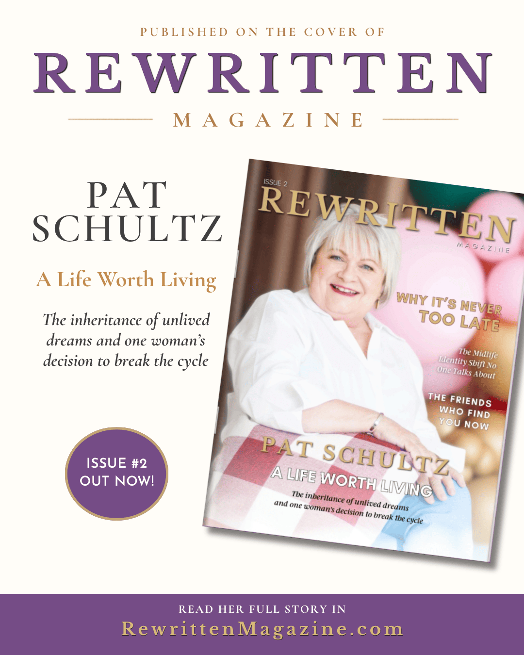 Rewritten Magazine Issue 2 featuring Pat Schultz